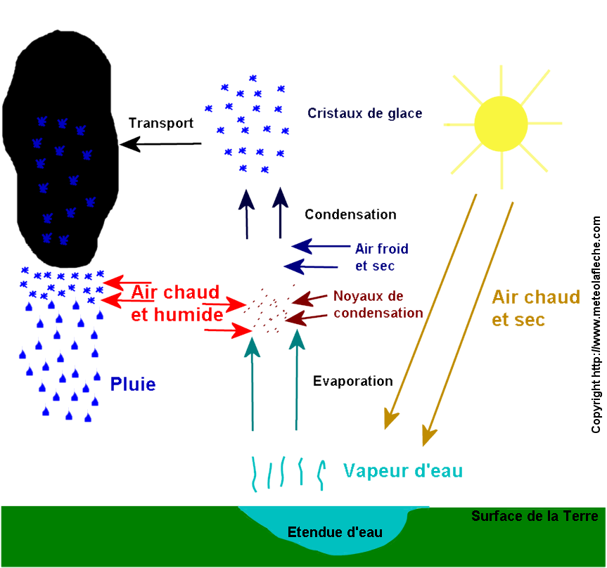 schema cycle de l'eau