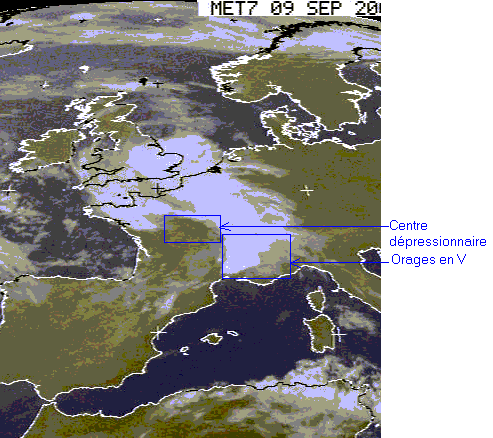 Image satellite 9 Septembre 2002