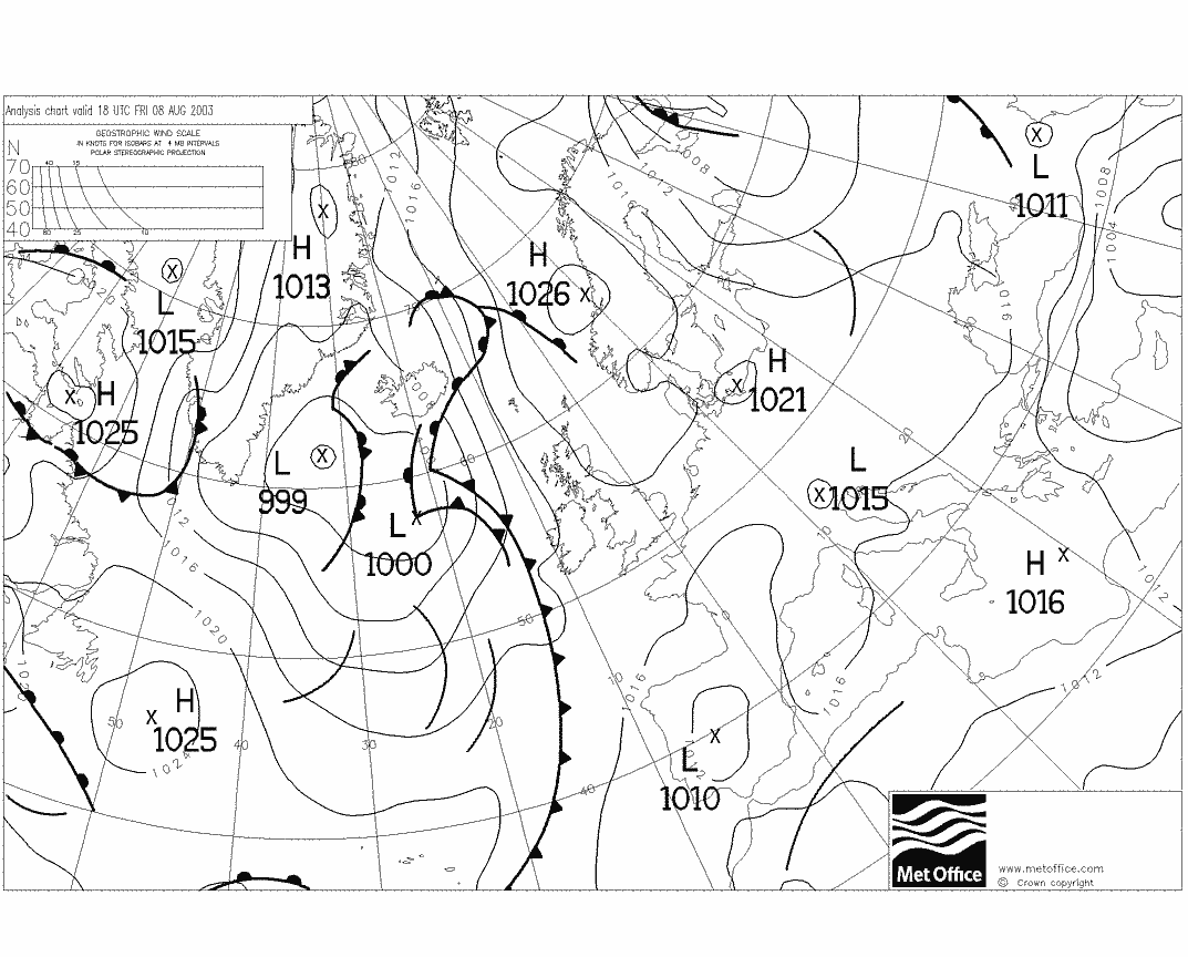 Carte Bracknell 8 Aout 2003