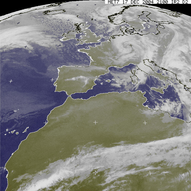 Image satellite Mercredi 17 Decembre 2004