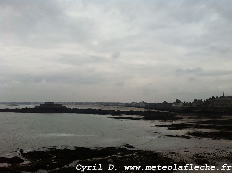 Saint Malo depuis le Grand B