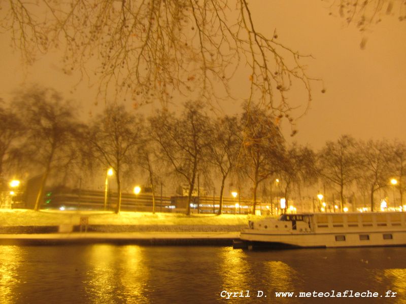 Canal Saint Flix enneig 18 Janvier 2013