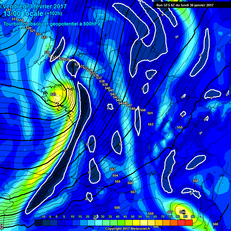 170203 13h TA 500 hPA