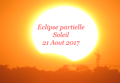 Soleil eclipse partielle 21 Aout 2017