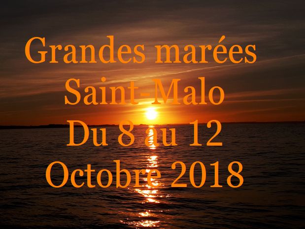 Grandes mares Saint-Malo Octobre 2018