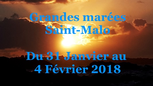 Grandes mares Saint-Malo Fevrier 2018