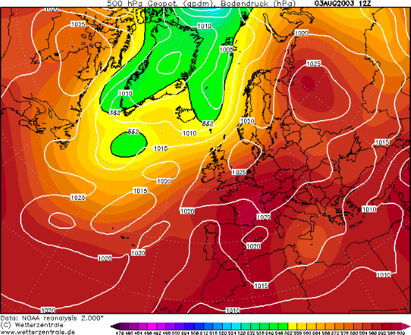 030803 14h archive pression atmospherique europe