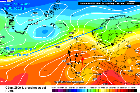 180616 previsions pression atmospherique europe