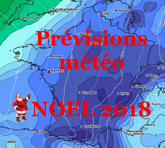 Prevision meteo Noel 2018