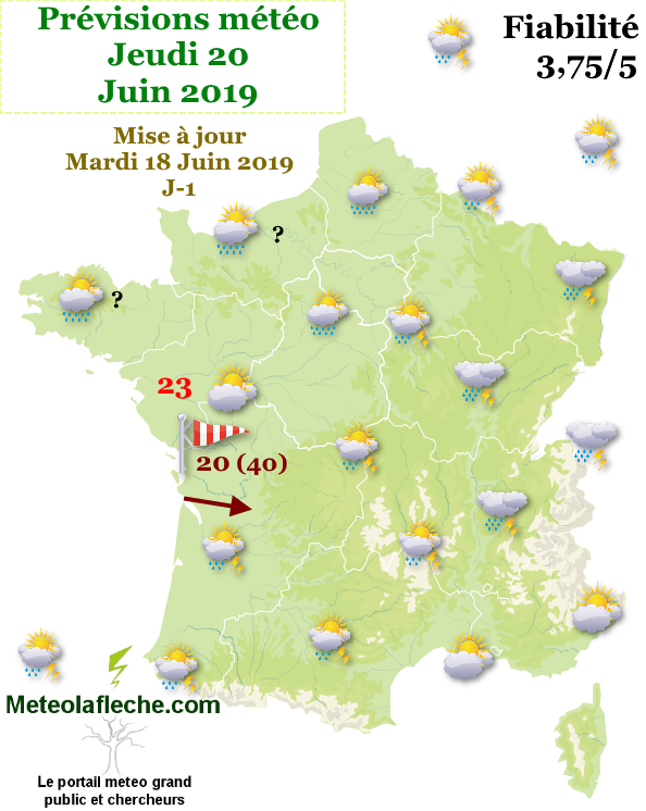 Meteo Jeudi 20 Juin 2019