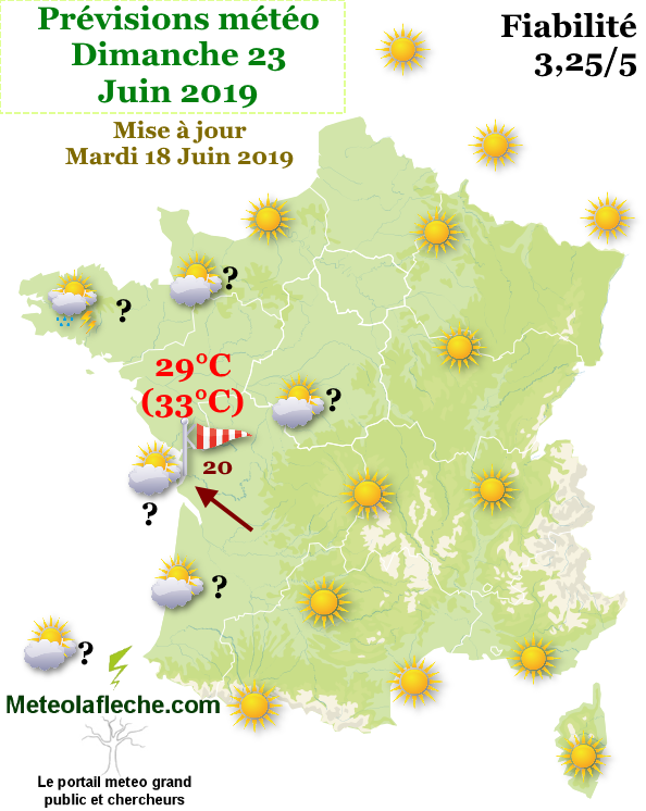 Meteo Dimanche 23 Juin 2019