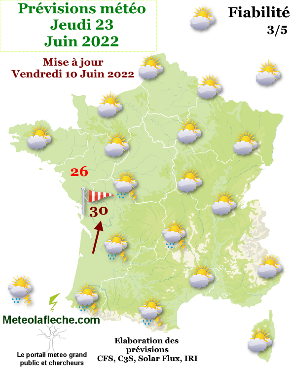 Meteo Jeudi 23 Juin 2022