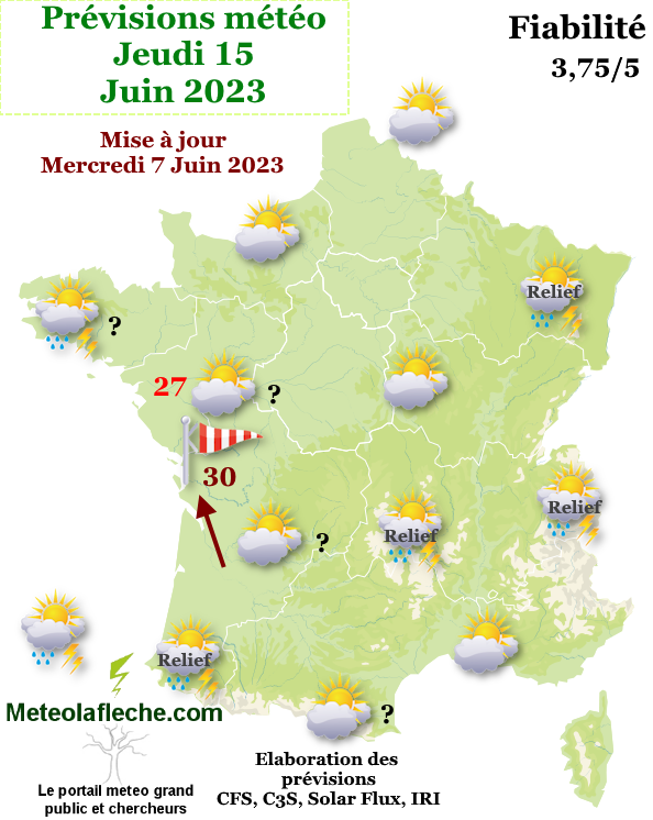 Meteo Jeudi 15 Juin 2023