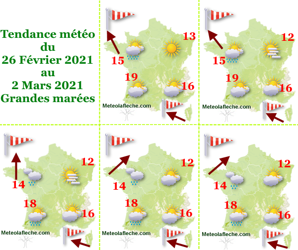 Météo 2 Mars 2021 France