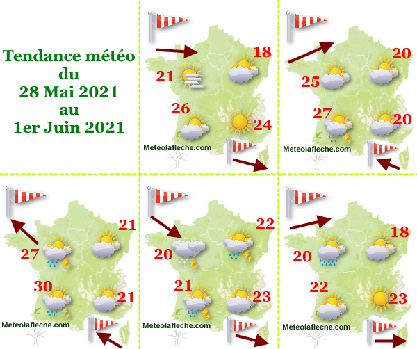 Météo 1er Juin 2021