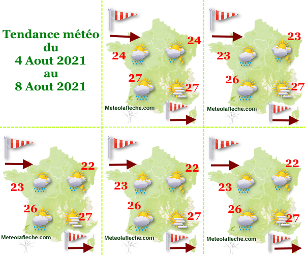 Météo 8 Aout 2021