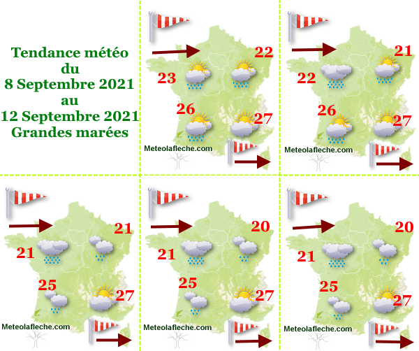 Météo 12 Septembre 2021 grandes marées