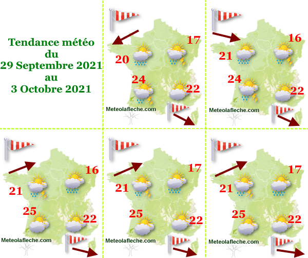 Météo 3 Octobre 2021