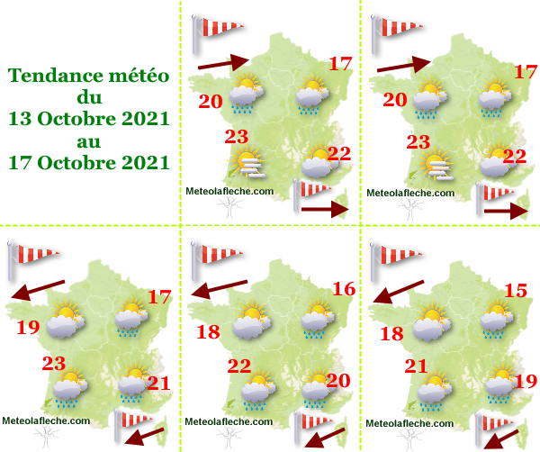 Météo du 17 Octobre 2021