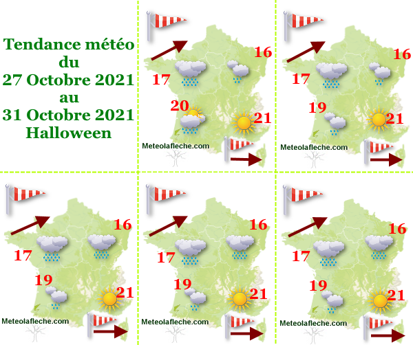 Météo Halloween 2021