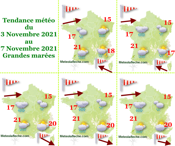 Météo 7 Novembre 2021 grandes marées