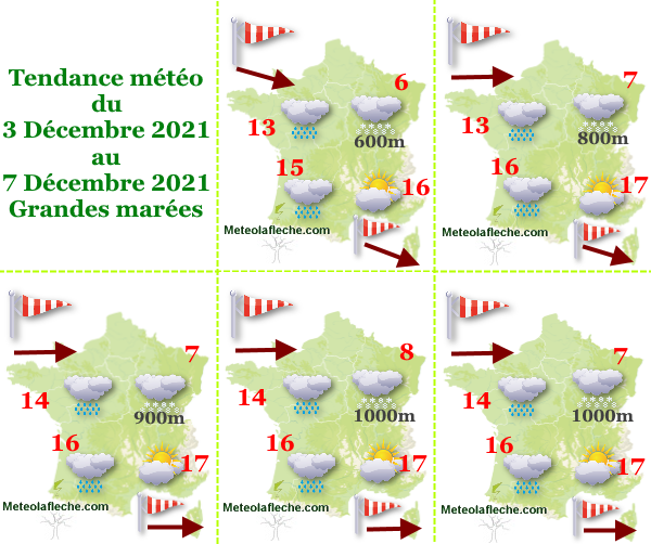 Météo France 7 Décembre 2021 Grandes Marées