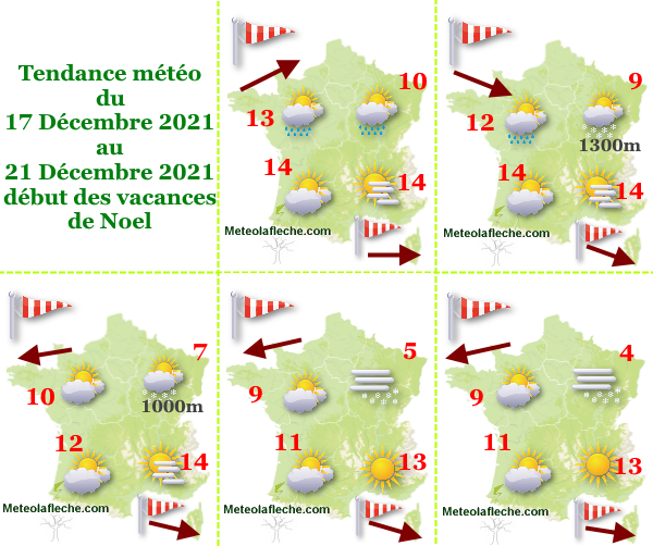 Météo 19 Décembre 2021