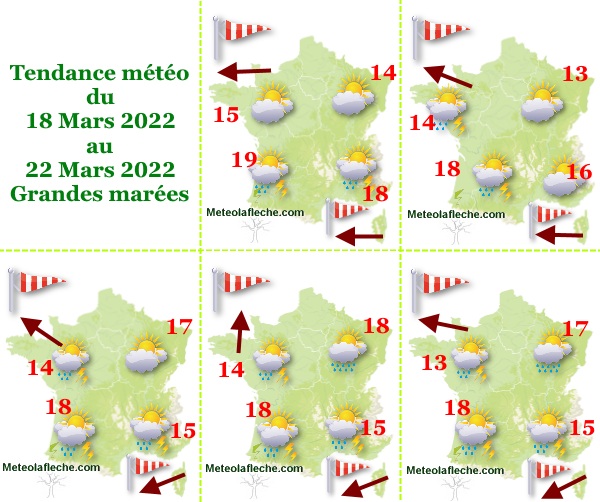 Météo 22 Mars 2022 Grandes marées