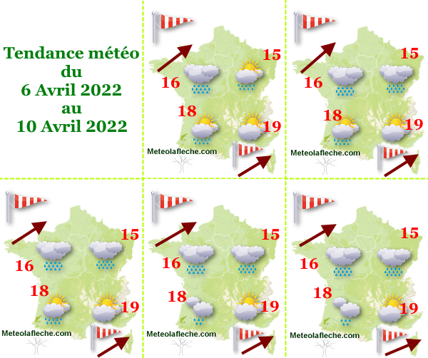 Météo 10 Avril 2022