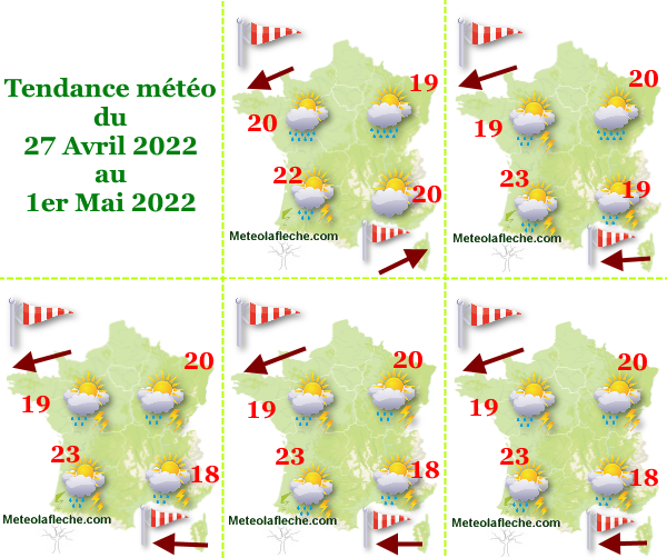 Météo 1er Mai 2022 fête du travail