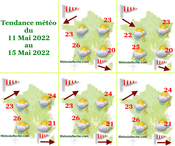 Météo France 15 Mai 2022