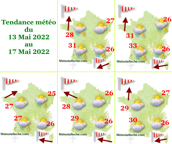 Météo 17 Mai 2022 France