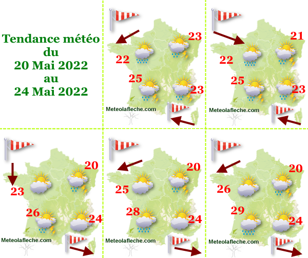 Météo 24 Mai 2022 France