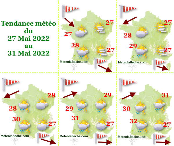 Météo 31 Mai 2022 France