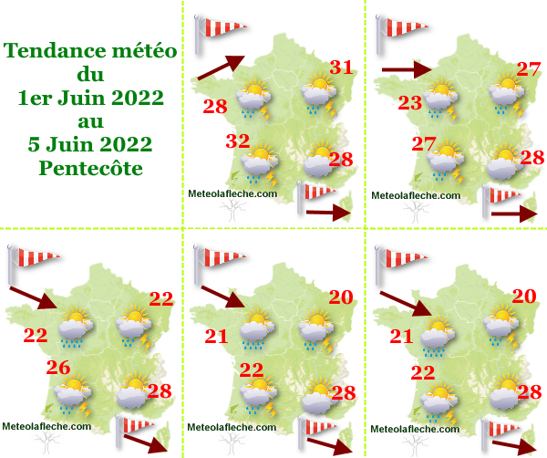 Météo 5 Juin 2022 Pentecôte