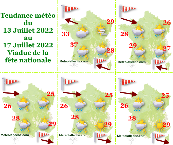 Météo 17 Juillet 2022