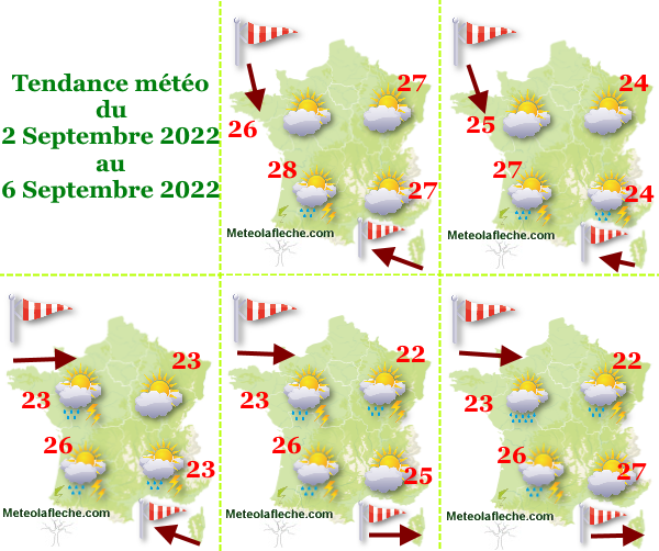 Météo 6 Septembre 2022 France