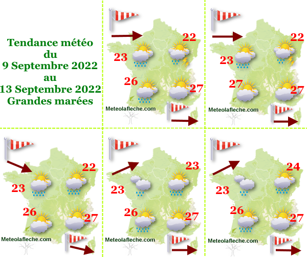 Météo 13 Septembre 2022 Grandes marées