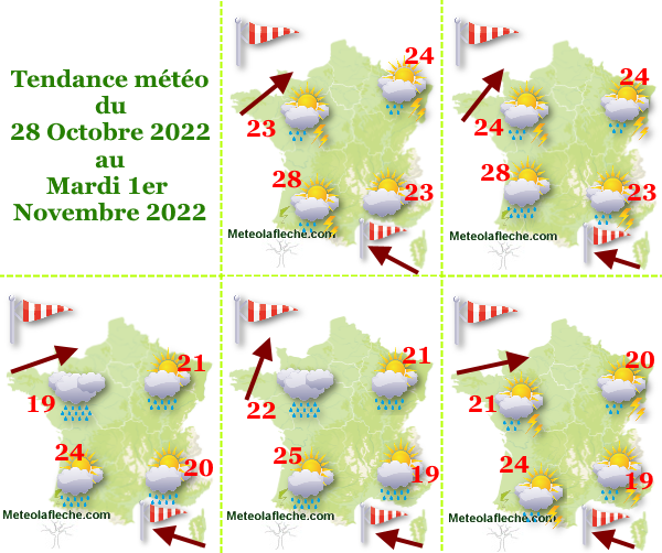 Météo 1er Novembre 2022 Toussaint