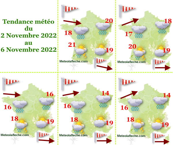 Météo 6 Novembre 2022