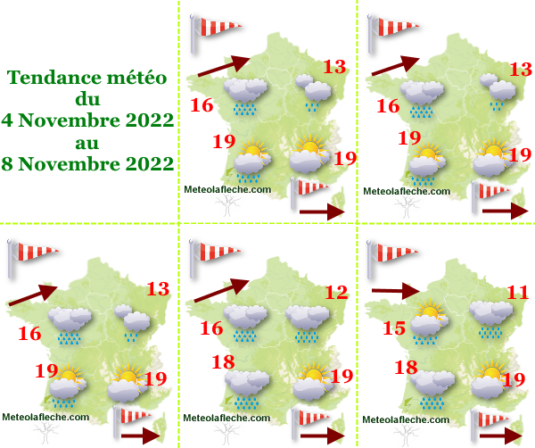 Météo 8 Novembre 2022 France