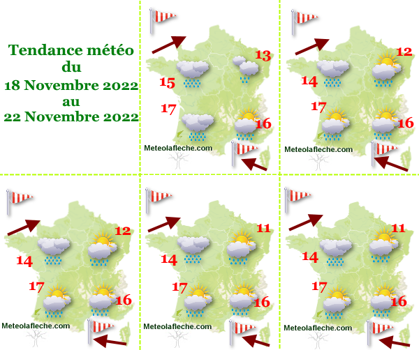 Météo 22 Novembre 2022 France