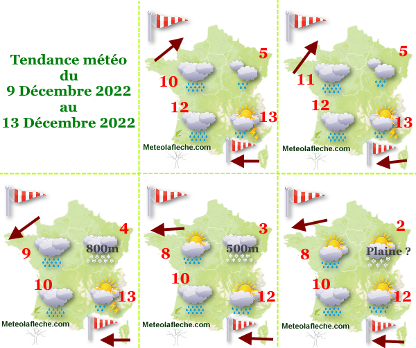 Météo 13 Décembre 2022