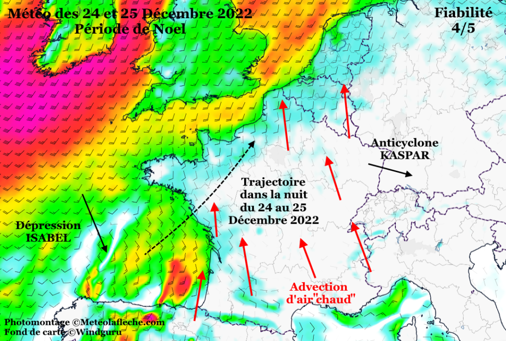 Météo Europe Noel 2022