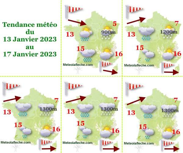 Météo 17 Janvier 2023 France
