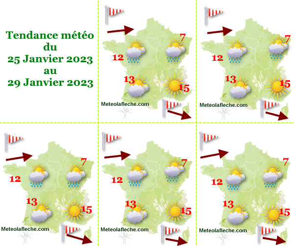Météo 29 Janvier 2023 France