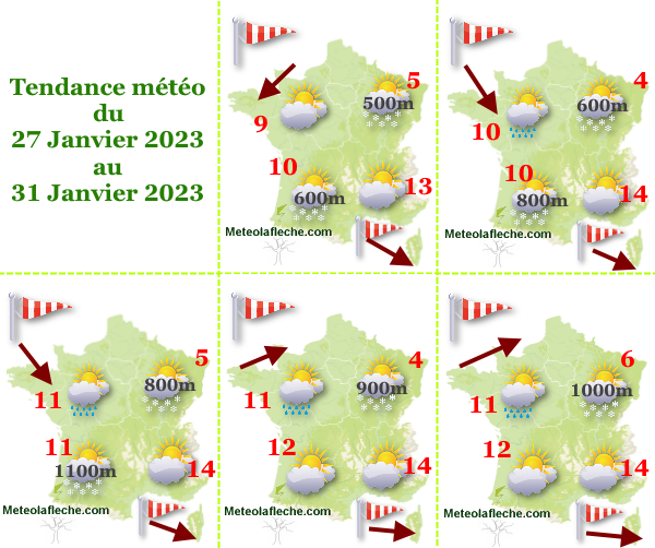 Météo 31 Janvier 2023 France