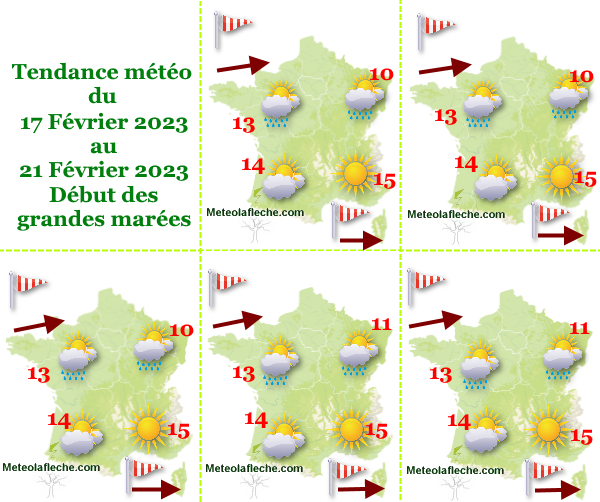 Météo 21 Février 2023 France