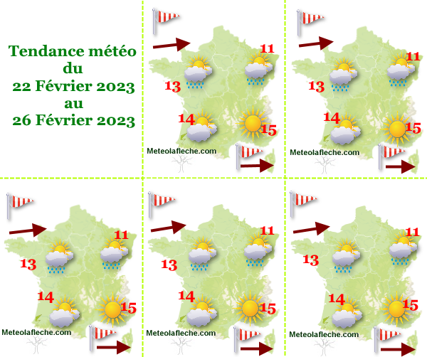 Météo 26 Février 2023 France