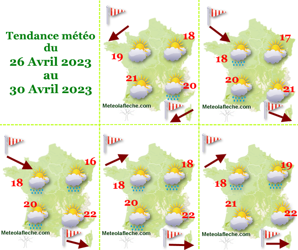 Météo 30 Avril 2023 France